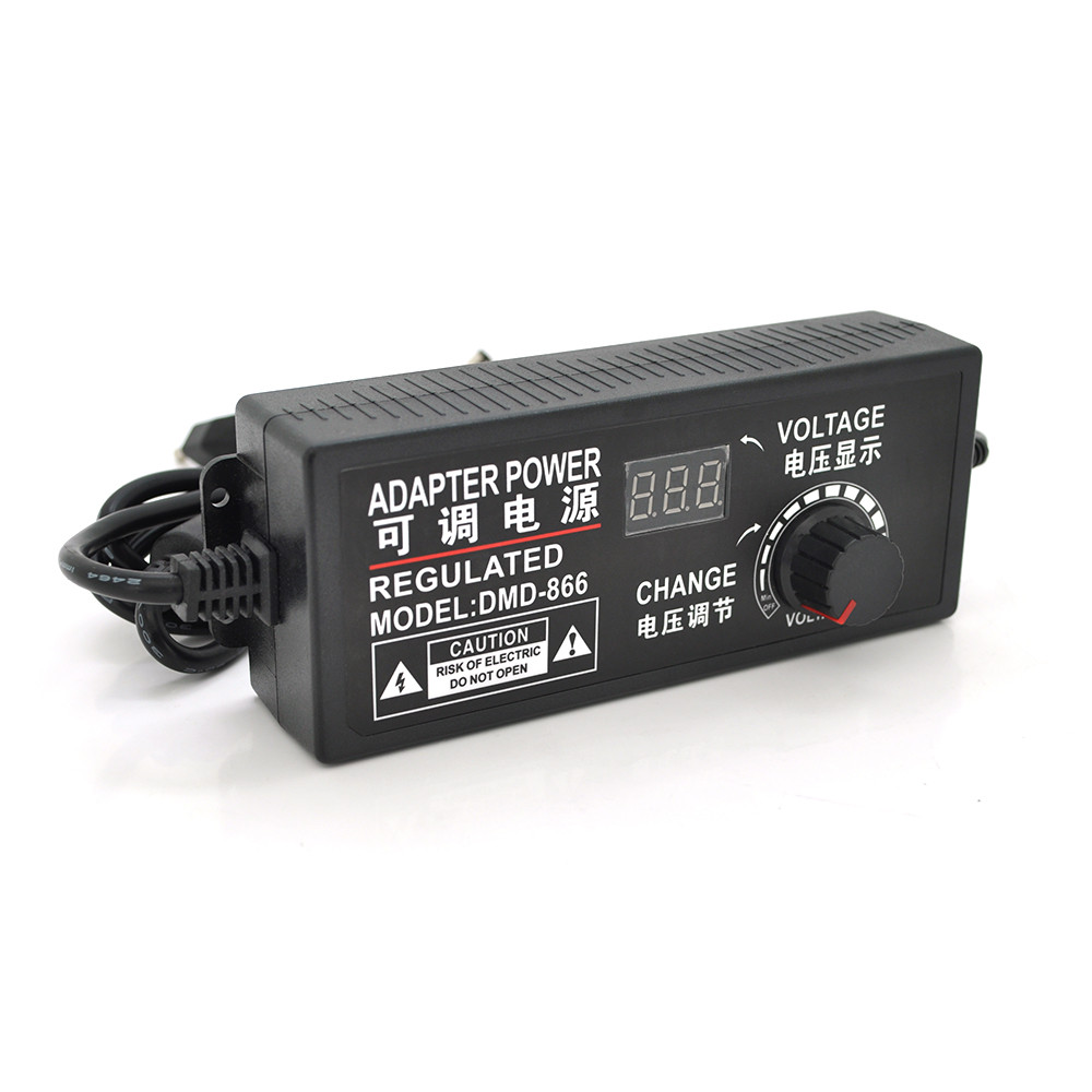 Адаптер живлення з регулюванням 9-24В 5А, штекер 5.5/2.5, LED - індикація