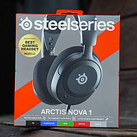 Наушники SteelSeries Arctis Nova 1 Black(вітринний варіант,стан ідеальний)