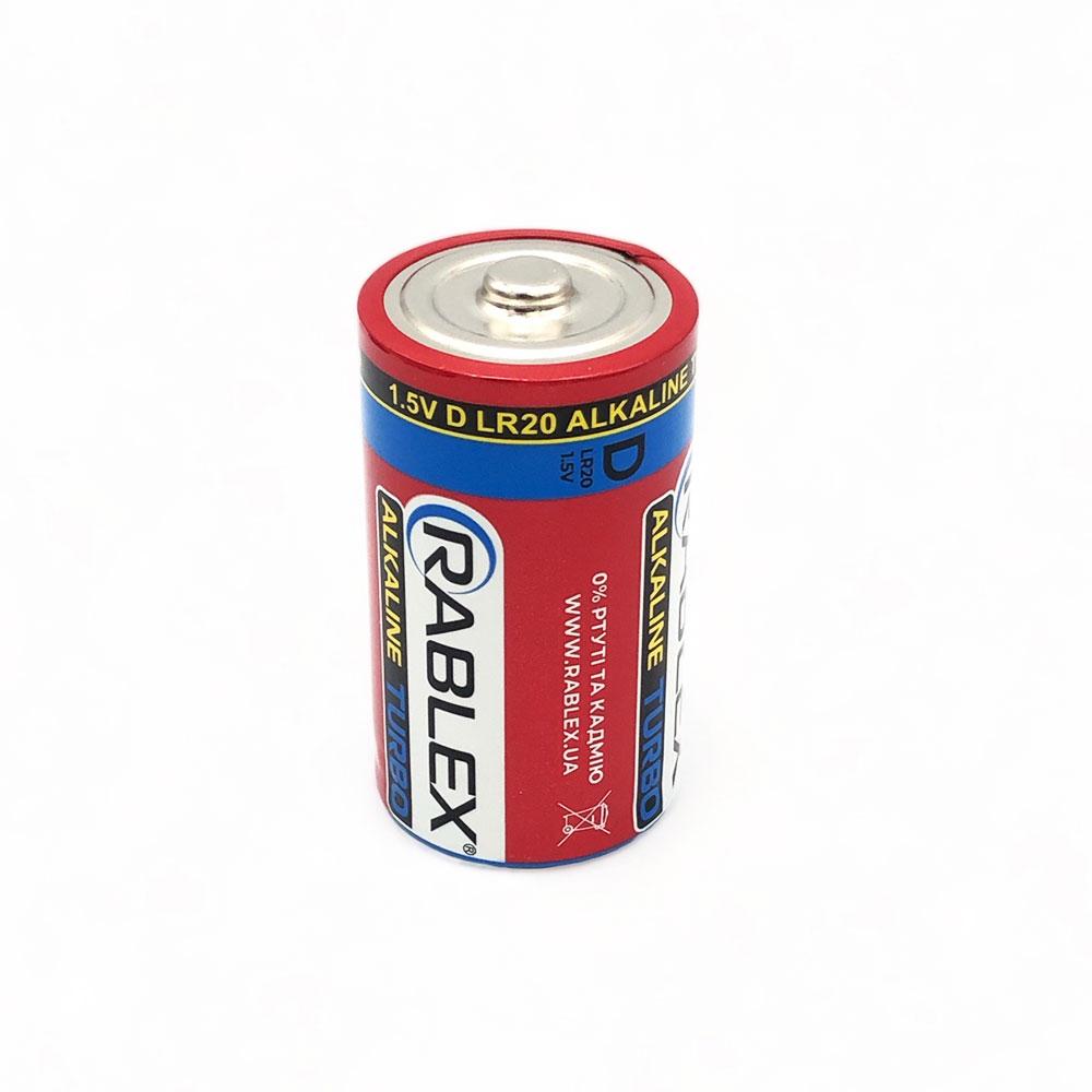 Батарейка D (LR20) Rablex Turbo Alkaline (1.5v) 1шт