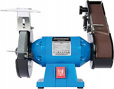 Точильний верстат Silverline 240 Вт, 150 мм, стрічка 50 x 686 мм, фото 3