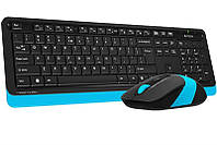 Беспроводная (мышиная клавиатура) A4Tech FG1010S Black/Blue