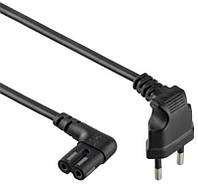 Cablexpert Power Cable (PC-184L) CEE7/16-C7, угловой, 1 м