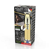Триммер для бороды и усов Adler AD2836g аккумуляторная машинка для стрижки волос и бороды VIP
