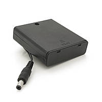 Відсік для 4-х елементів живлення АА, роз'єм 5,5×2,1, закритий корпус із вимикачем