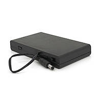 Відсік для 8-ми елементів живлення АА, роз'єм 5,5×2,1, закритий корпус із вимикачем