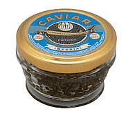 Натуральная черная икра сибирского осетра малосольная Caviar, 100г