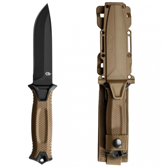 НІЖ МИСЛИВСЬКИЙ GERBER STRONGARM FIXED BLADE OLIVA / АРМІЙСЬКИЙ ТАКТИЧНИЙ НІЖ, фото 1