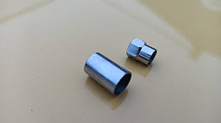 Ковпачок вентиля колеса хром (пластик) KING