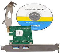 FRIME NEC72020 (ECF-PCIETOUSB004.LP) PCI-E-2XUSB3.0