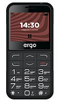 Телефон ERGO R231 DS Black UA UCRF