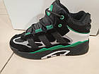 Чоловічі підліткові високі кросівки зима з хутром Adidas Niteball замша/тканина різнобарвні р.43,44, фото 6