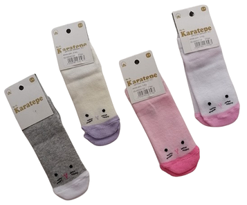 Шкарпетки бавовна киця на 3-4 років для дівчинки