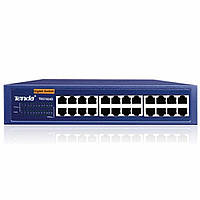 Tenda Teg1024d 24-портовый гигабитный настольный компьютер/rackmnt без управляемого переключателя