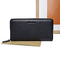 Великий гаманець-клатч натуральна шкіра чорний Арт.M38-3 black M.Coverna (548)