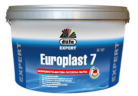 Шовковиста-матова латексна фарба Dufa Europlast 7 DE107 10 л