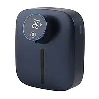 Настенный Интеллектуальный диспенсер для мыла с дисплеем, аккумуляторный с сенсорным датчиком и термометром
