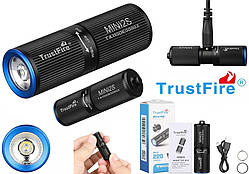 Наключний мініліхтар TrustFire MINI2s (220 люмен, 57 метрів, 26 годин, USB, IPX8, Вбудований акумулятор)