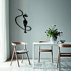 Декоративне настінне 3D Панно «Кіт» Декор на стіну з об'ємом, фото 5