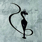 Декоративне настінне 3D Панно «Кіт» Декор на стіну з об'ємом, фото 7