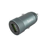Автомобильное зарядное устройство Hoco Z32 Speed Up, 18W, 3A , Металик, QC3.0