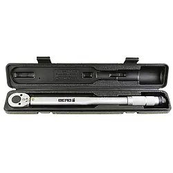 Тріскачка реверсивна Динамометричний ключ 1/2" від 28 до 210Нм Cr-V Berg 52-145 | вороток для головок с трещеткой