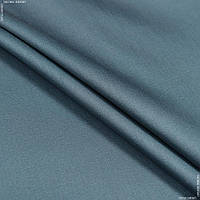 Ткань сатин гладкокрашенный штормовой бирюзово серый для постельного белья