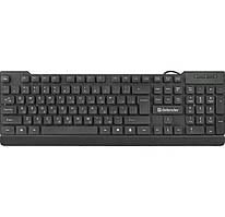 Клавіатура USB Defender Element HB-190 UKR Black (45192) UA