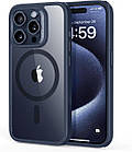 Чохол ESR Classic Kickstand With HaloLock Clear Dark Blue для iPhone 15 Pro Max, фото 3