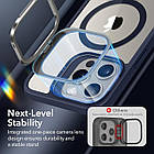 Чохол ESR Classic Kickstand With HaloLock Clear Dark Blue для iPhone 15 Pro Max, фото 8