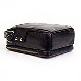 Чоловіча сумка барсетка Eminsa 6002-37-1 шкіряна чорна, фото 5