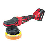 Акумуляторна безщіткова полірувальна машина WORCRAFT COP-S20LiBH з АКБ (4А) і ЗП, 150мм, фото 3