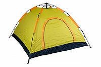 Автоматическая палатка для туризма быстрооткрывающаяся на 4 персоны водостойкая 2 x 2 м, Дорожная палатка