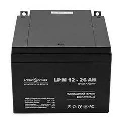 Акумуляторна батарея LogicPower LPM 12 V 26 AH (LPM 12 — 26 AH) AGM