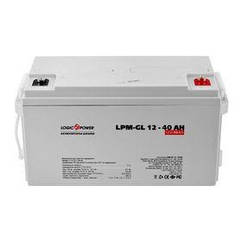 Акумуляторна батарея LogicPower 12 V 40 AH (LPM-GL 12 — 40 AH) GEL