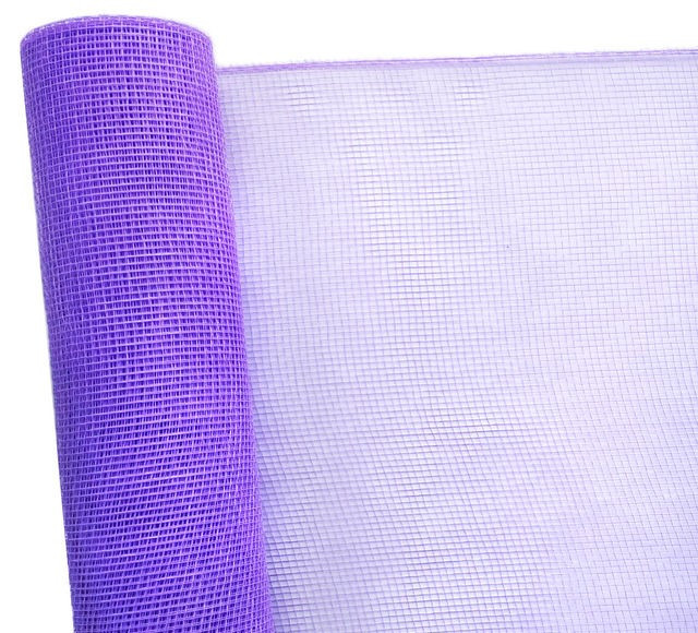 Флористична сітка Normal mesh 53смх6м бузкова