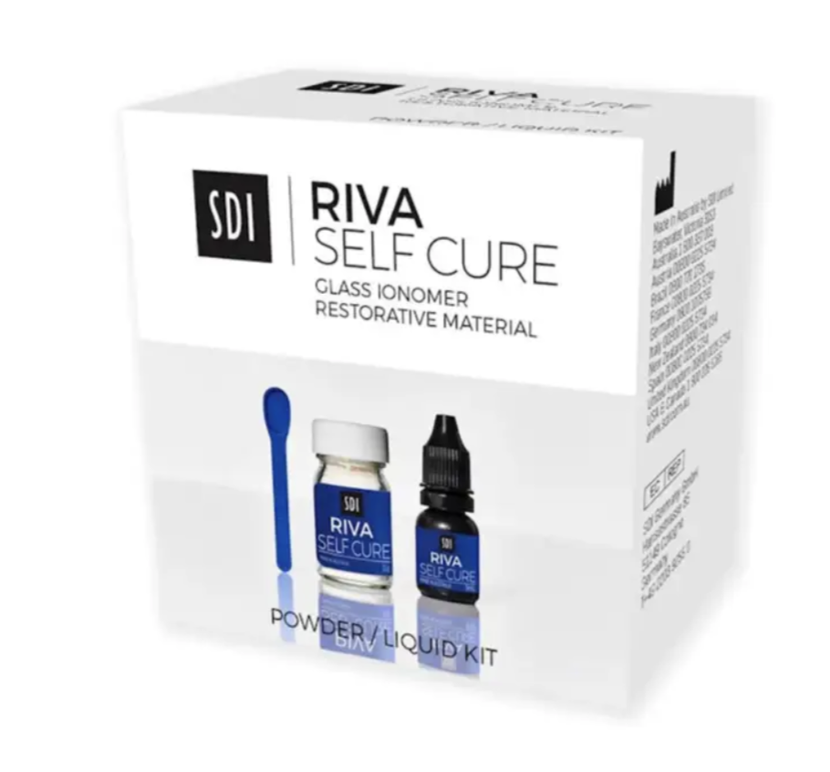 Riva Self Cure / Ріва Селф Кур / Рива СЦ / Цемент хімічного затвердіння А3,  15 г + 6,9 мл  (SDI)