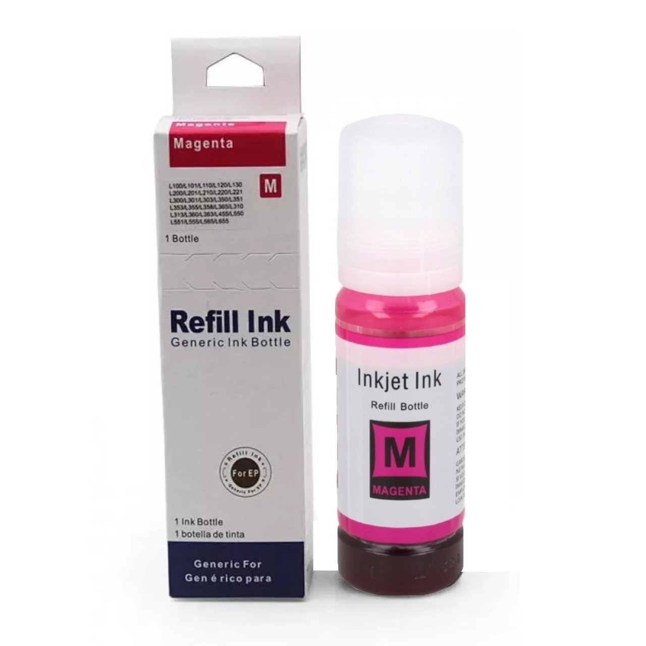 Сумісне чорнило для EPSON 103 Magenta (C13T00S34A), пурпурова фарба, флакон 1х70 мл, Refill Ink