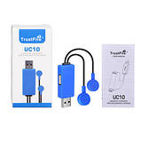Магнітний USB зарядний пристрій TrustFire UC10 з функцією PowerBank для літієвих акумуляторів, фото 2