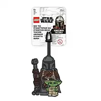 Подвеска для сумки с Mandalorian и Grogu Lego 5006367