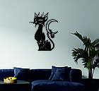 Декоративне настінне 3D Панно «Кіт» Декор на стіну з об'ємом, фото 3