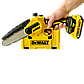 Акумуляторна мініпила DeWalt DCM160N 20 см (24V, 4A) з автоматичним змащенням ланцюга  АКБ пила девольт, фото 6