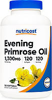 Масло примулы вечерней Nutricost Evening Primrose Oil 120 капсул
