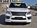 Комплект обвісів 2012-2016 (F-Sport, під фарбування) для Lexus LX570/450d, фото 2