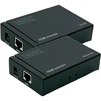 Подовжувач сигналу Digitus HDMI (мама) - RJ-45 (мама) Black