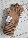 Перчатки вовняні в'язані, фото 5