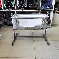 Детская приставная кроватка Carrello Luna CRL-8404, Neutral Grey (Серый)