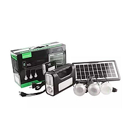 Сонячний зарядний пристрій із сонячною панеллю 5000 mAh JA-2007 + портативний ліхтар, повер банк, powerbank