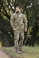 Тактический мужской зимний костюм горка рип-стоп теплая военная форма пиксель ЗСУ 54