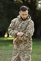 Тактический мужской зимний костюм горка рип-стоп теплая военная форма пиксель ЗСУ 56