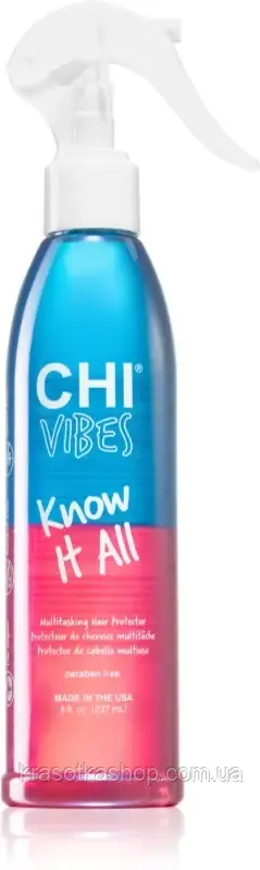 Мультифункціональний засіб для догляду за волоссям CHI Vibes Know It All Multi-Hair Perfector, 237мл, фото 1